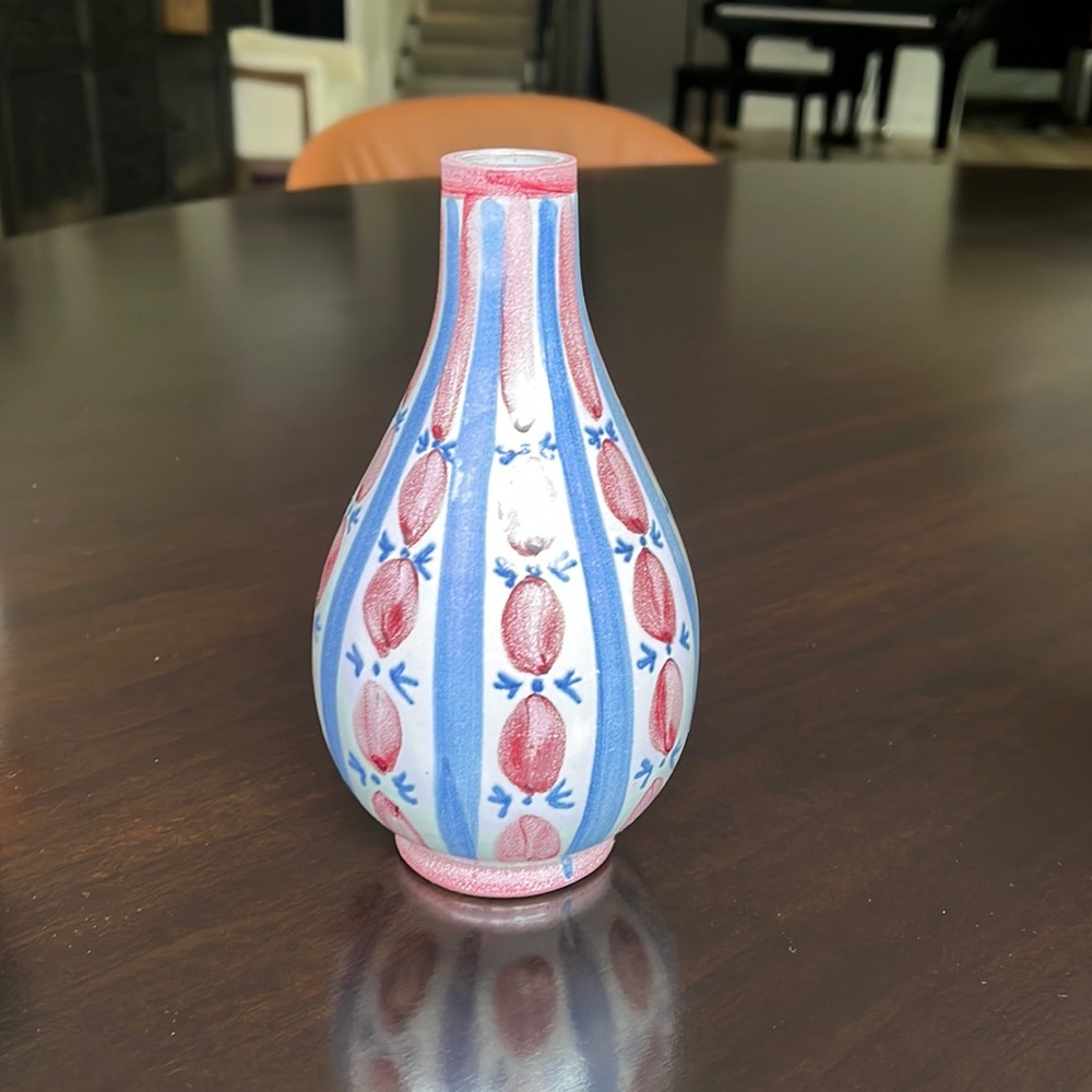 Mid Century Swedish Laholm Vase